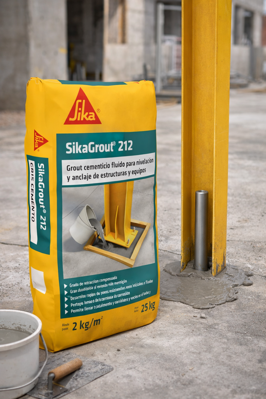 SikaGrout®-212 Grout Cementicio de Retracción Compensada 25 kg - Image 2