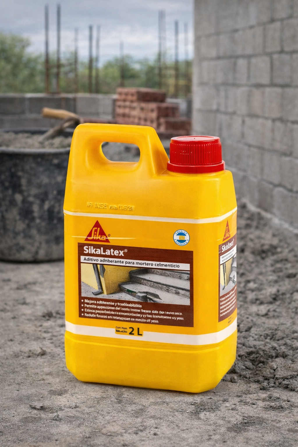 SikaLátex® Adhesivo y Reforzador para Mezclas Cementicias 2 L / 5 L - Image 2