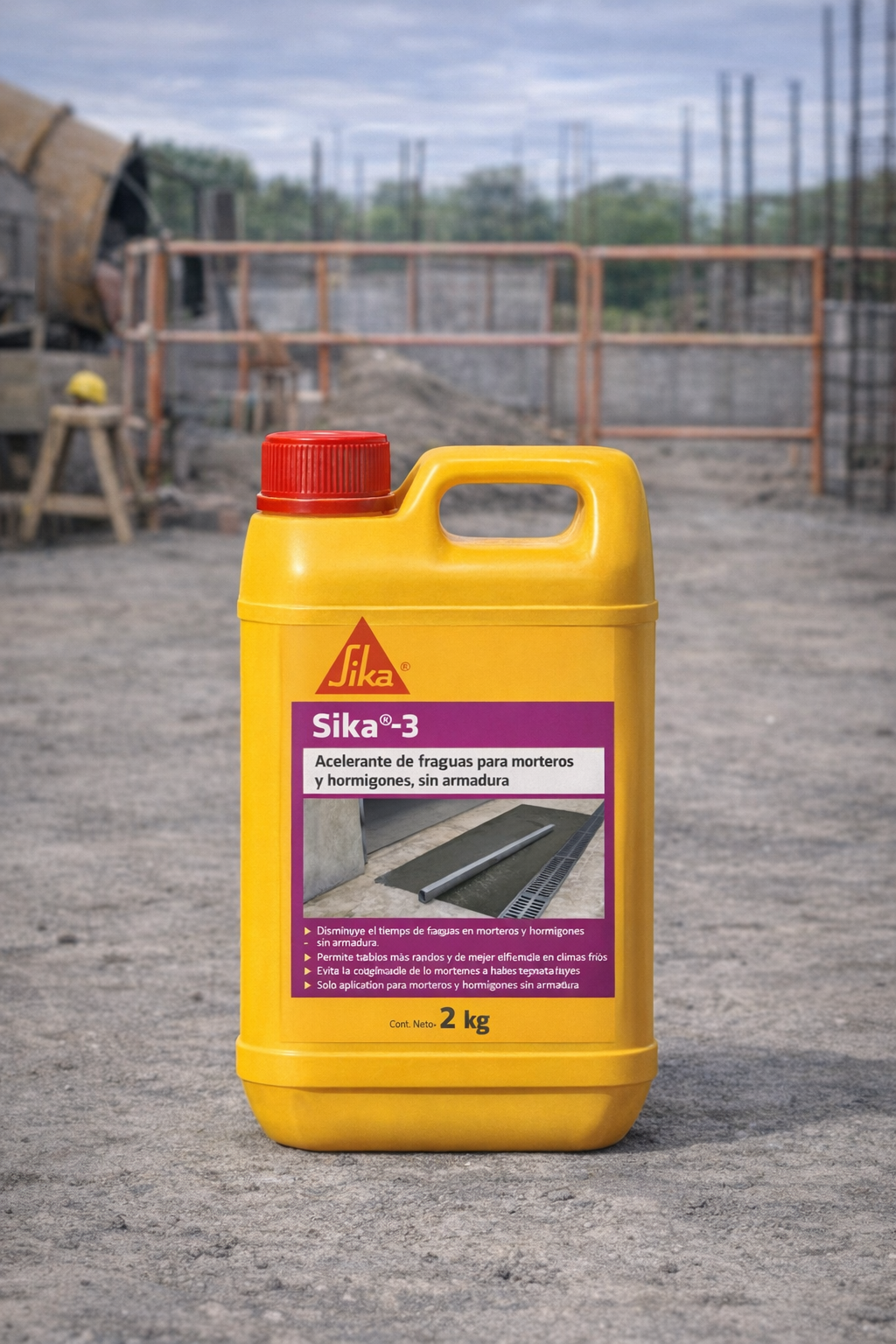 Sika®-3 Acelerante de Fraguado para Morteros y Hormigones 2 kg / 6 kg - Image 2