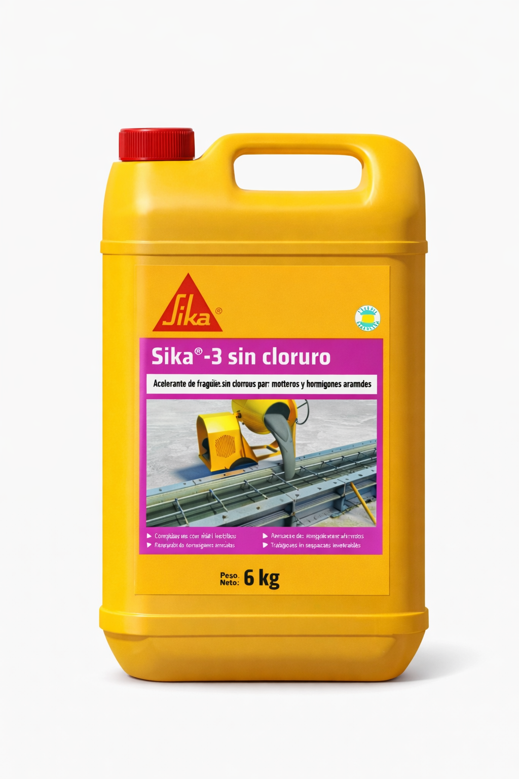 Sika 3 SIN CLORURO - presentación 2 / 6 kg