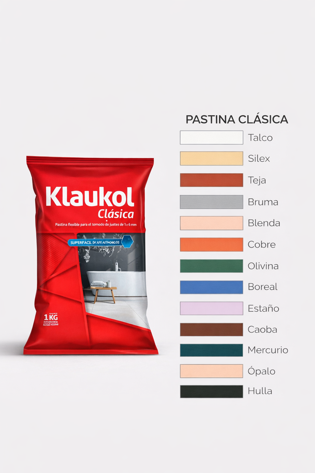 Klaukol Pastina Fluida® Piezas Normales 1–4 mm 1 kg